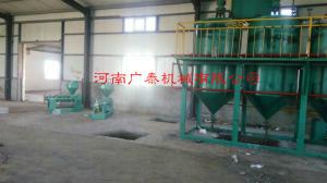 新疆塔城倪總榨油、精煉設備安裝